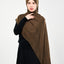 Ayra Everyday Cotton Hijab - Burnt Coffee [NEW COLOR]