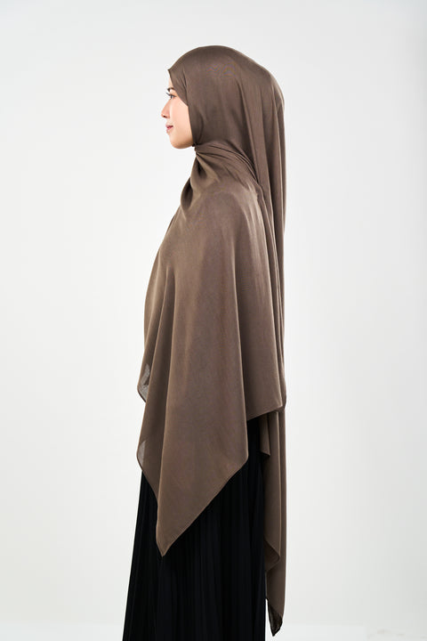 Ayra Everyday Cotton Hijab - Caribou [NEW COLOR]