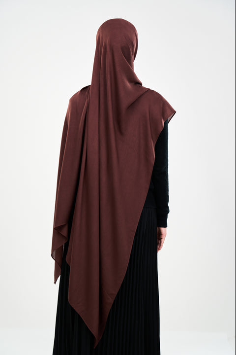 Ayra Everyday Cotton Hijab - Black Cherry [NEW COLOR]