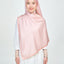 Yumna Satin Hijab - Raffia Cream