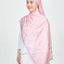 Nuhaa Satin Hijab - Pink Dust