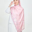 Nuhaa Satin Hijab - Pink Dust