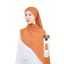 Aaliya Crinkle Hijab - Russet