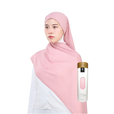 Aaliya Crinkle Hijab - Sekicikhu Pink