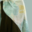 PREMIUM Hajira Scarf Bloom Verde Rectangular Prints Satin FREE Charm & Box