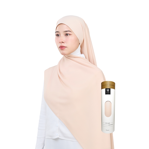 Hayaa Chiffon Hijab - Brilliant Beige