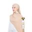Hayaa Chiffon Hijab - Peanut Butter Crust