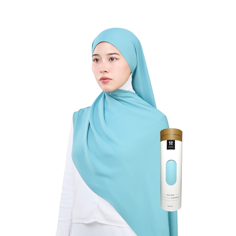 Hayaa Chiffon Hijab - Water Glitter