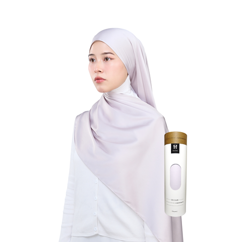 Inaya Satin Hijab - Iced Mauve