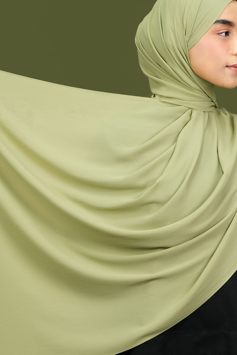 Rectangular Scarf: Ordinary in Mint Green