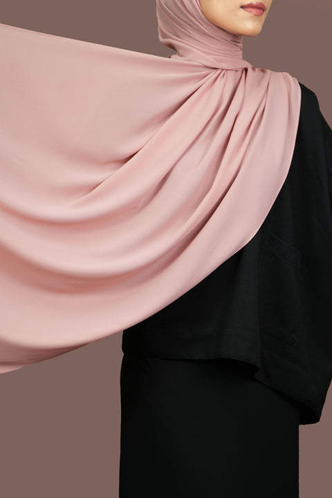 Rectangular Scarf: Ordinary in Pink