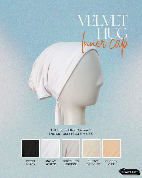 Velvet Hug Underscarf - Snowy White