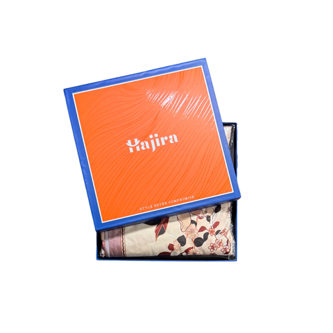 Yumna Satin Hijab - Fireplace Glow