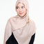 Ayra Everyday Cotton Hijab - Rice Crackers