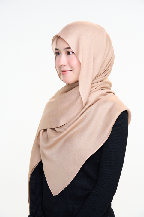 Ayra Everyday Cotton Hijab - Chimera Brown