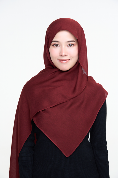 Ayra Everyday Cotton Hijab - Monarch