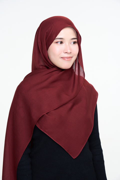 Ayra Everyday Cotton Hijab - Monarch