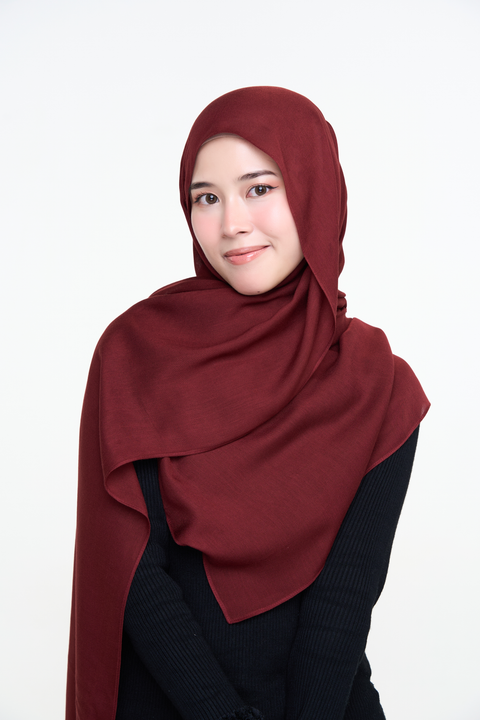 Ayra Everyday Cotton Hijab - Monarch